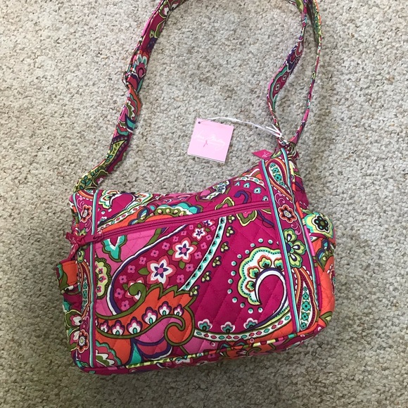 Vera Bradley NWT On Facebook he Go Pick Swirl shoulder bag - Picture 2 of 5